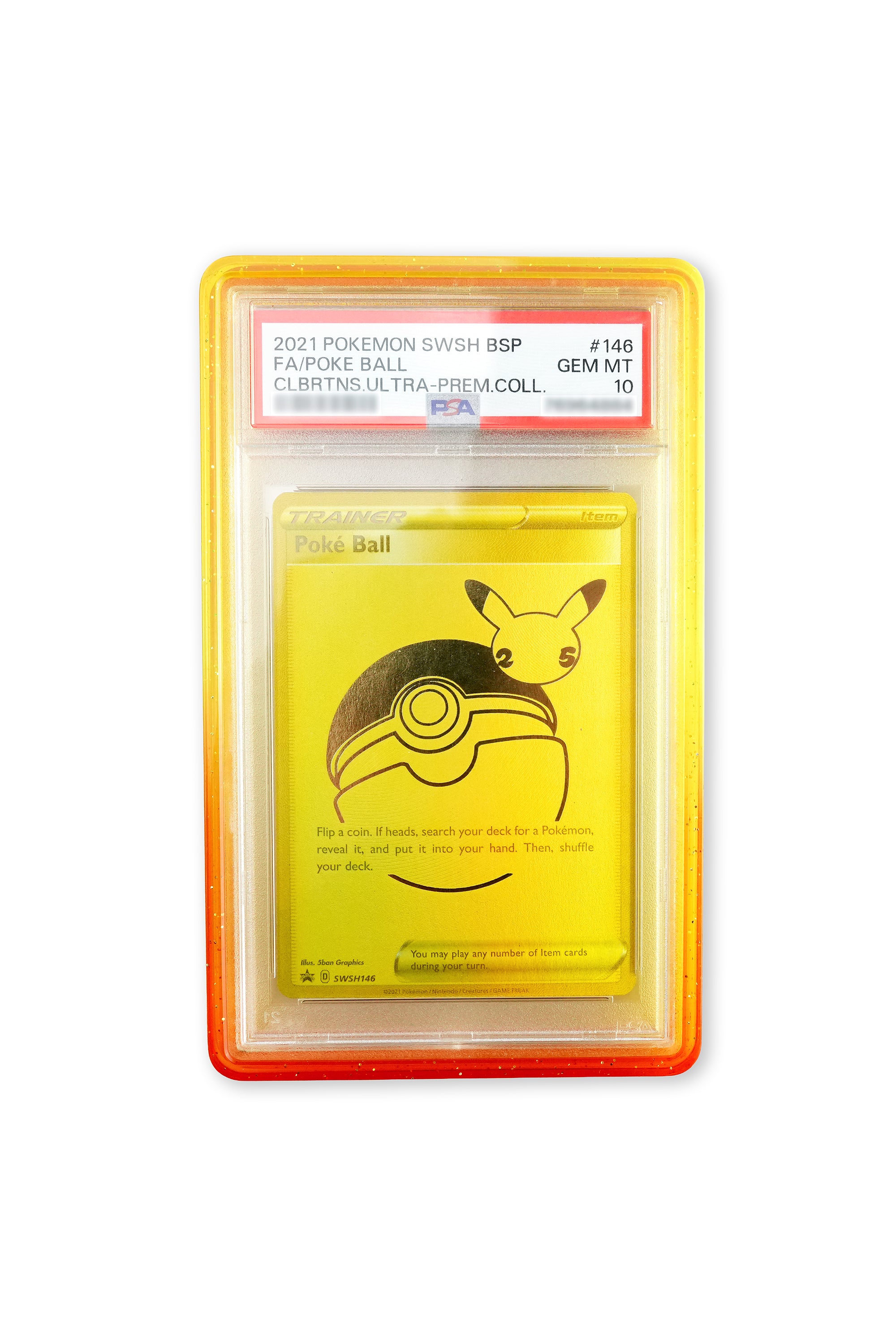 CELEBRATIONS GOLD POKE BALL 25TH ANNIVERSARY (2021)