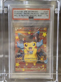 JAPANESE XY PROMO PONCHO-WEARING PIKACHU MEGA CHARIZARD X (2016)